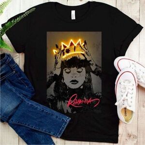 New Rihanna Shirt XL concert tee crown shine bright like a diamond queen female